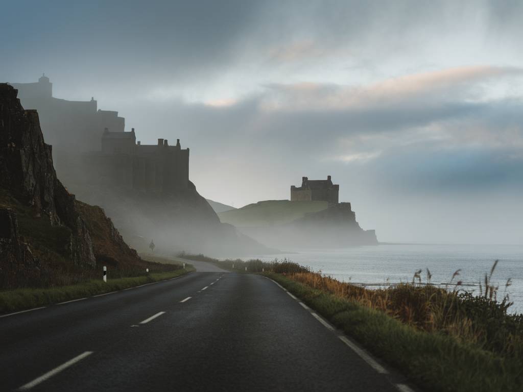 Road trip en solitaire sur la côte écossaise : entre falaises brumeuses et châteaux mystérieux