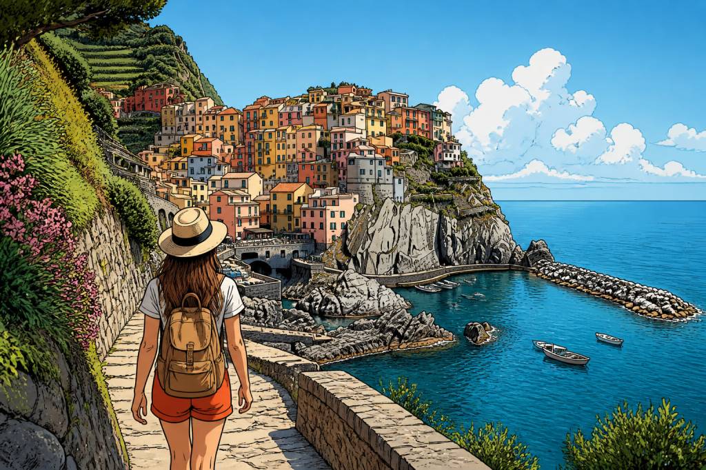 5 terres italie carte : l’itinéraire incontournable pour explorer les villages colorés de la Ligurie