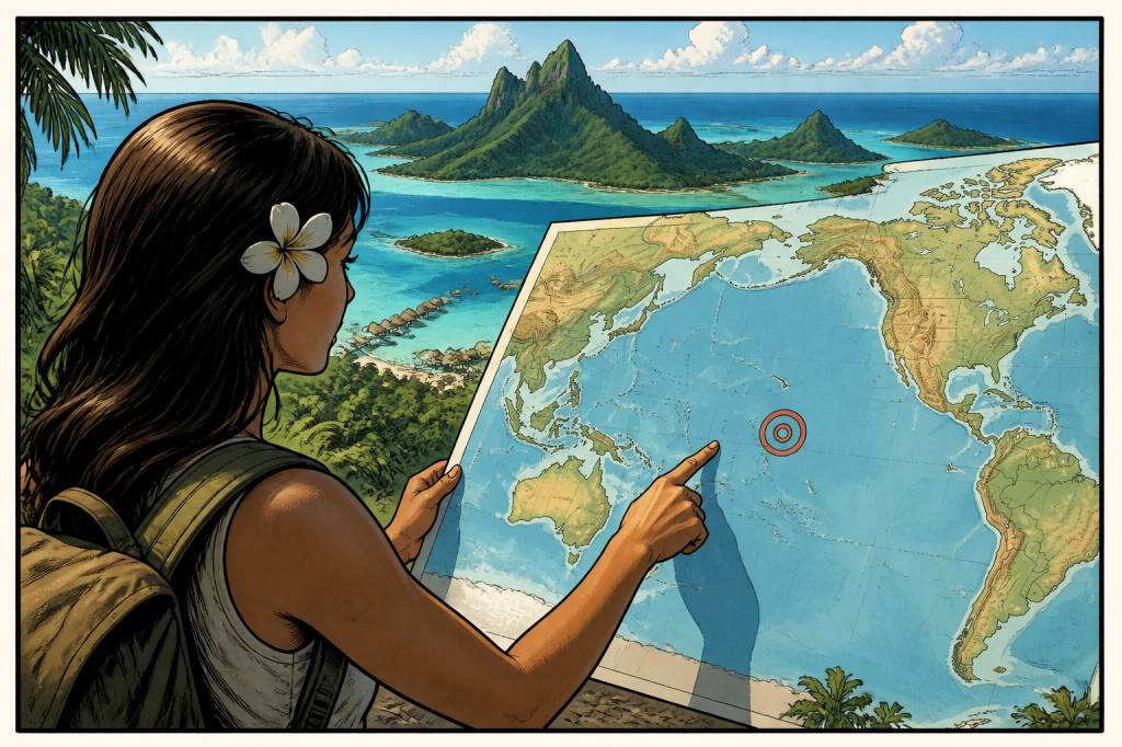 Bora Bora sur la carte du monde : où se trouve cette île paradisiaque ?