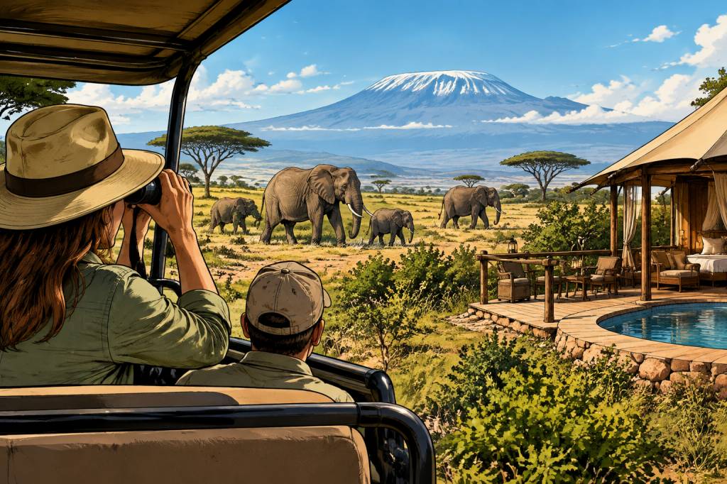 Amboseli Kenya : itinéraire incontournable entre safari et lodge insolite