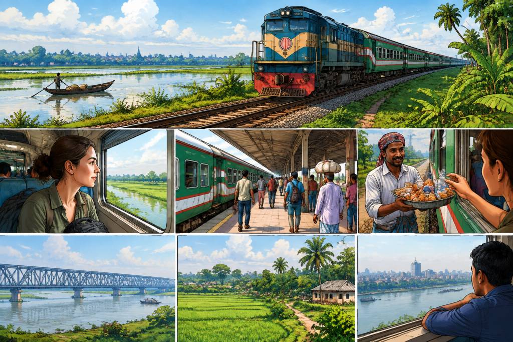 Bangladesh train : guide pour voyager à travers le pays en train