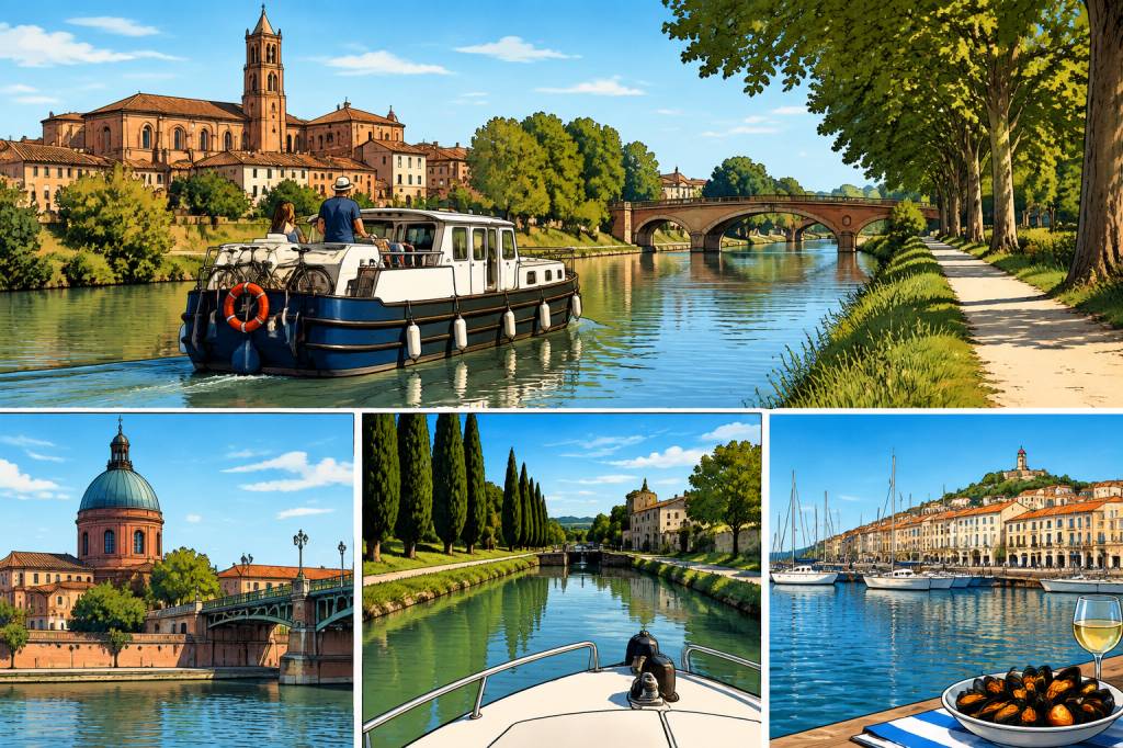 Canal du Midi de Toulouse à Sète : itinéraire incontournable pour un voyage inoubliable