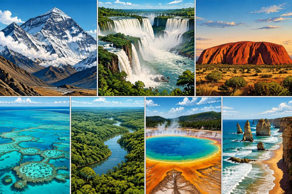 Les 7 merveilles du monde naturelles à découvrir absolument