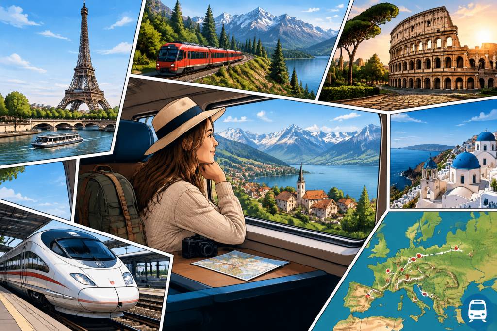 Europe : itinéraire de voyage pour découvrir les plus belles destinations en train