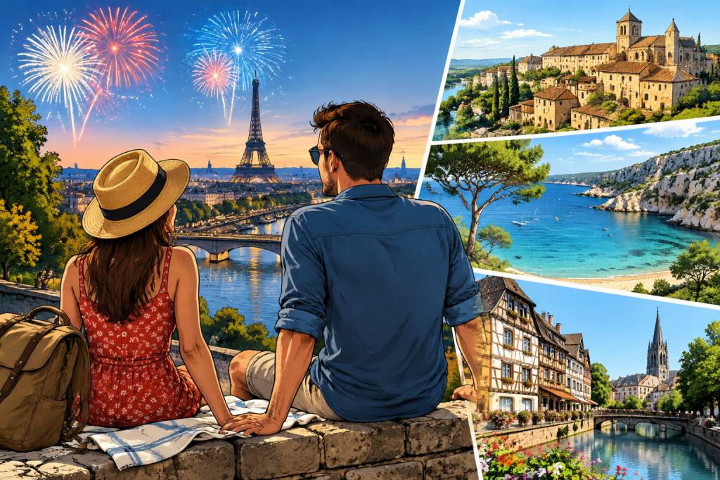 Pont du 14 juillet : où partir pour un week-end prolongé en France ?